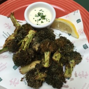 Gluten-free broccoli from The Happiest Hour